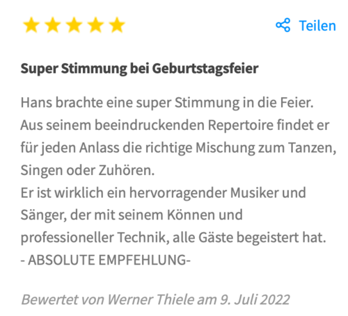 Geburtstagsfeier 2022